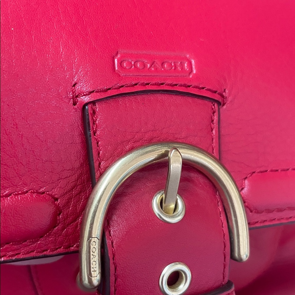 Coach ‘Campbell’ Leather Shoulder Bag - Picture 7 of 15